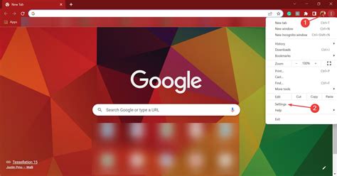 chrome på norsk.